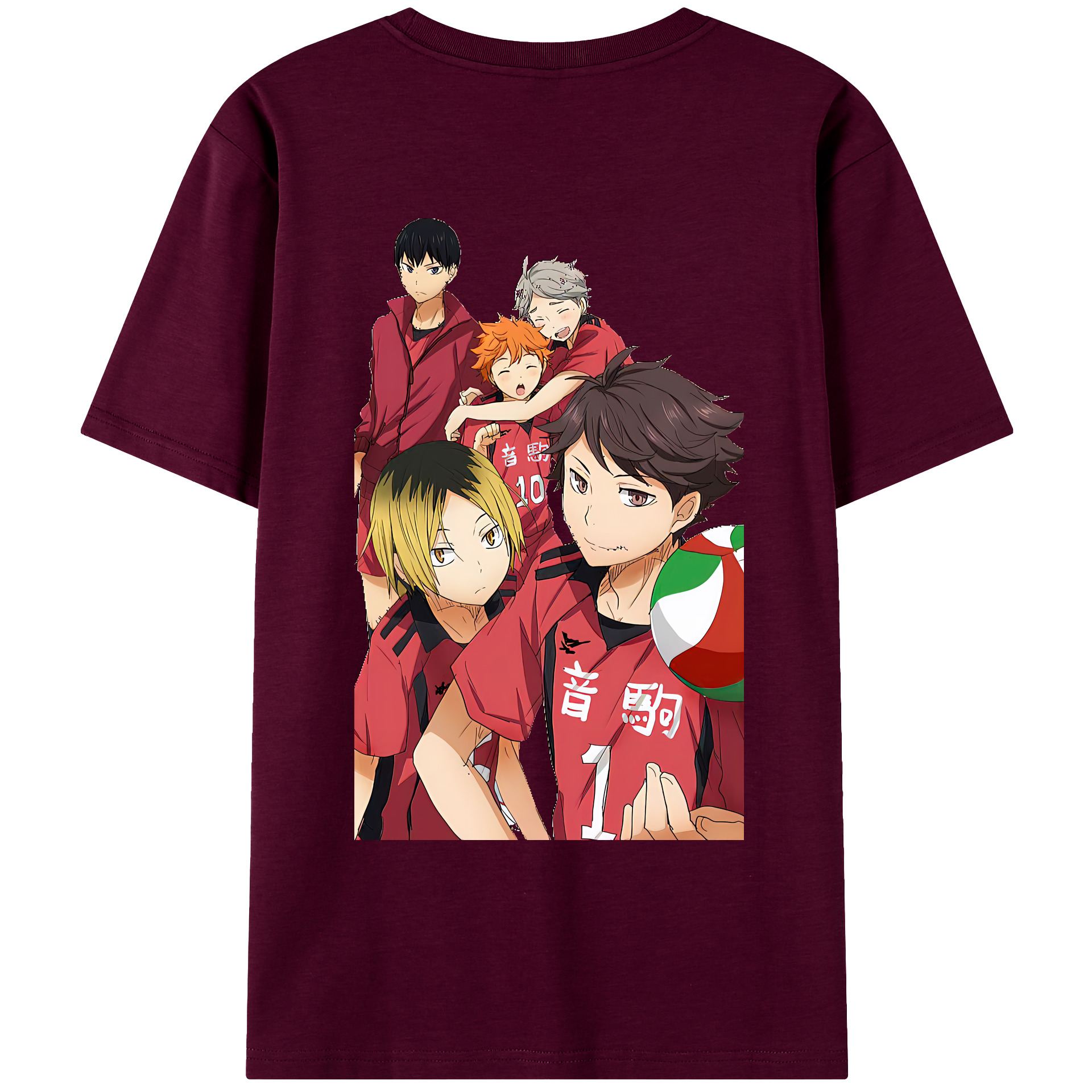 （画像用） ハイキュー!! Haikyu!! レディース半袖Tシャツ(バックプリント)